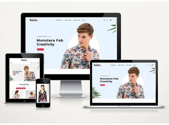 E-Ticaret Tekstil Dress v4.0